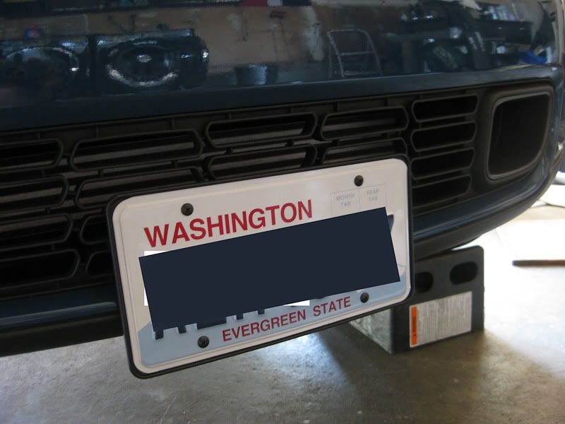 Interior/Exterior Altec motorized license plate holder North American Motoring